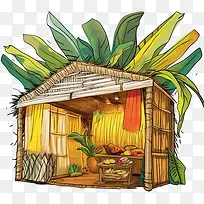 住棚节-棕榈树