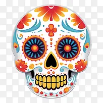 亡灵节-亡灵节死亡之日死亡之日死亡头骨糖头骨