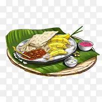 OnamSadya食物-椰子