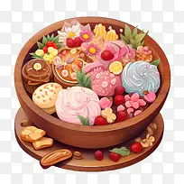 万圣节糖果碗-洒