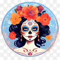 diadelosmuertos-花冠