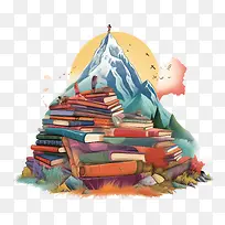 国际扫盲日-国际扫盲日书书堆山