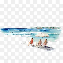 国家海滩日-棕榈树