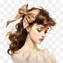 国际蝴蝶结日-国际蝴蝶结日美丽经典优雅女性