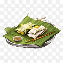 OnamSadya食物-香蕉叶