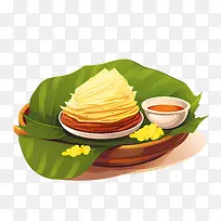 OnamSadya食物-炒饭