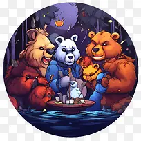 弗雷迪的五夜后宫-卡通动物