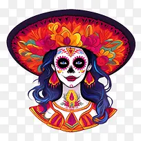 diadelosmuertos-花冠