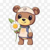 泰迪熊日-雏菊