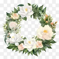 栀子花环-花环