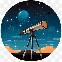 天文日-天文日天文望远镜夜空星座