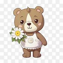 泰迪熊日-雏菊