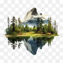 国家公园管理局创始人日-国家公园管理局创始人日山水倒影树木