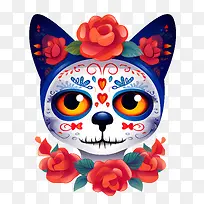 diadelosmuertos-彩色背景