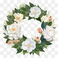 栀子花环-花环