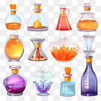 香水瓶-香水瓶烧瓶瓶子小瓶玻璃容器