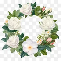 栀子花环-玫瑰