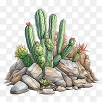 多肉植物-仙人掌