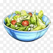 沙拉-健康食品