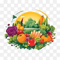 世界素食日-世界素食日健康新鲜蔬菜水果