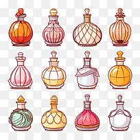 香水瓶-香水瓶香水瓶复古瓶玻璃瓶瓶子