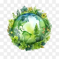 绿色星球——绿色地球