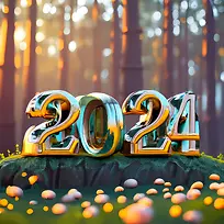 2024年新年快乐-2024年新年快乐新金数年