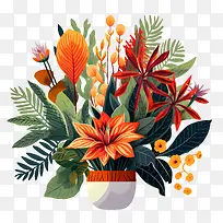 室内植物鉴赏日-橙色