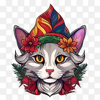 圣诞猫-圣诞猫