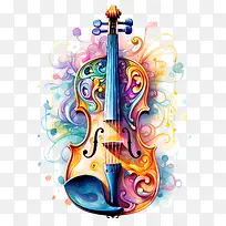 小提琴日-小提琴日充满活力多彩流体音乐