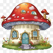 蘑菇屋-蘑菇屋蘑菇屋童话幻想可爱