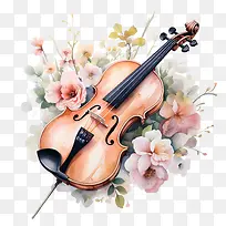 小提琴日-插花