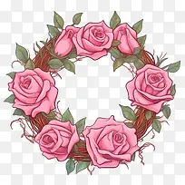 玫瑰花环-花冠