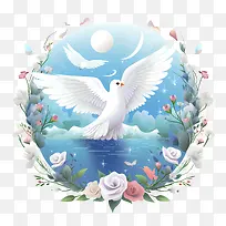 世界和平日-玫瑰花瓣