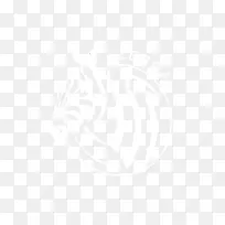 斑马标志-斑马标志斑马野生动物黑白标志