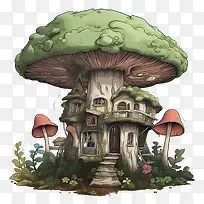 蘑菇屋-蘑菇屋幻想蘑菇蘑菇屋异想天开
