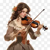 小提琴日-小提琴日女士小提琴古典服饰