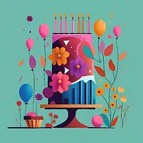 生日蛋糕-生日蛋糕