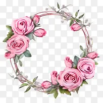 玫瑰花环-花环