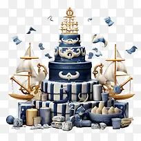海军生日-生日蛋糕