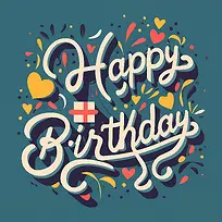 生日快乐-生日贺卡设计