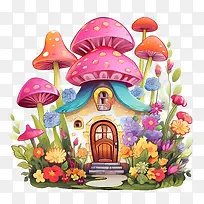 蘑菇屋-蘑菇屋蘑菇屋异想天开的幻想花园