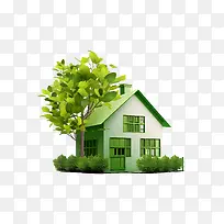 生态住宅-生态住宅生态友好型可持续生活绿色建筑