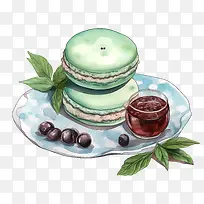 马卡龙日-绿茶
