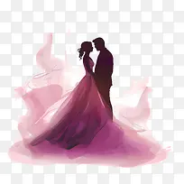 婚礼情侣剪影-婚礼情侣剪影