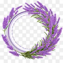 薰衣草花环-薰衣草
