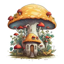蘑菇屋-蘑菇屋蘑菇屋童话幻想