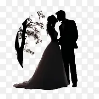婚礼情侣剪影-婚礼情侣剪影