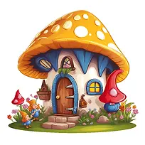 蘑菇屋-蘑菇屋蘑菇屋童话花园幻想