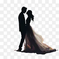 婚礼情侣剪影-婚礼情侣剪影